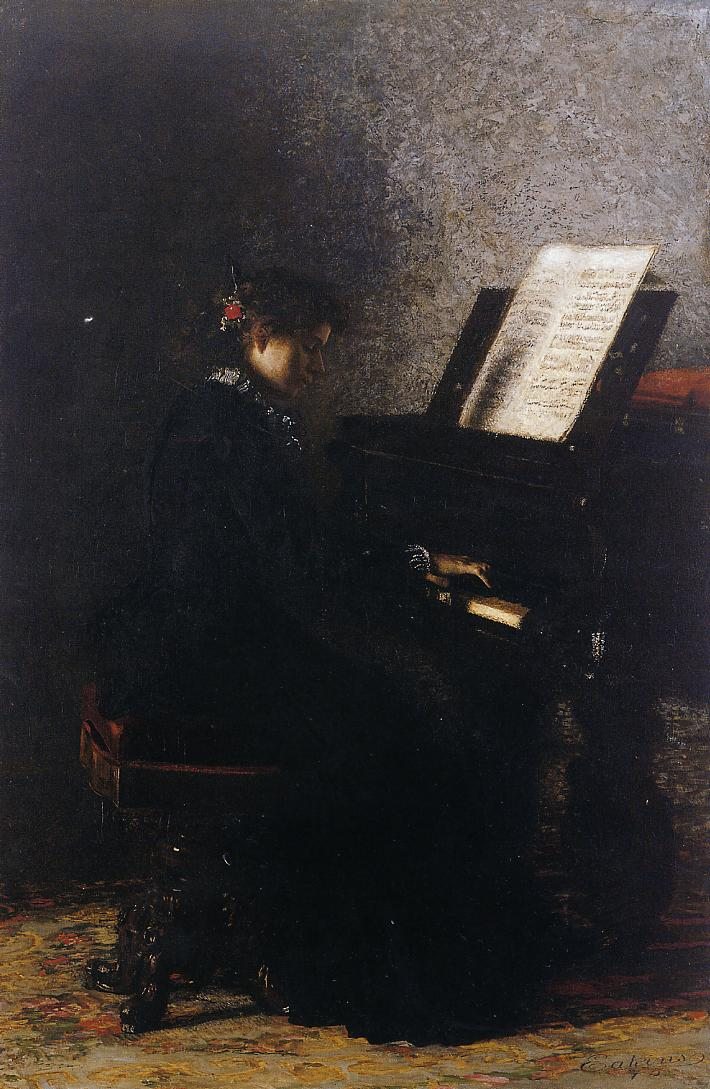 Thomas Eakins Elizabeth at the Piano